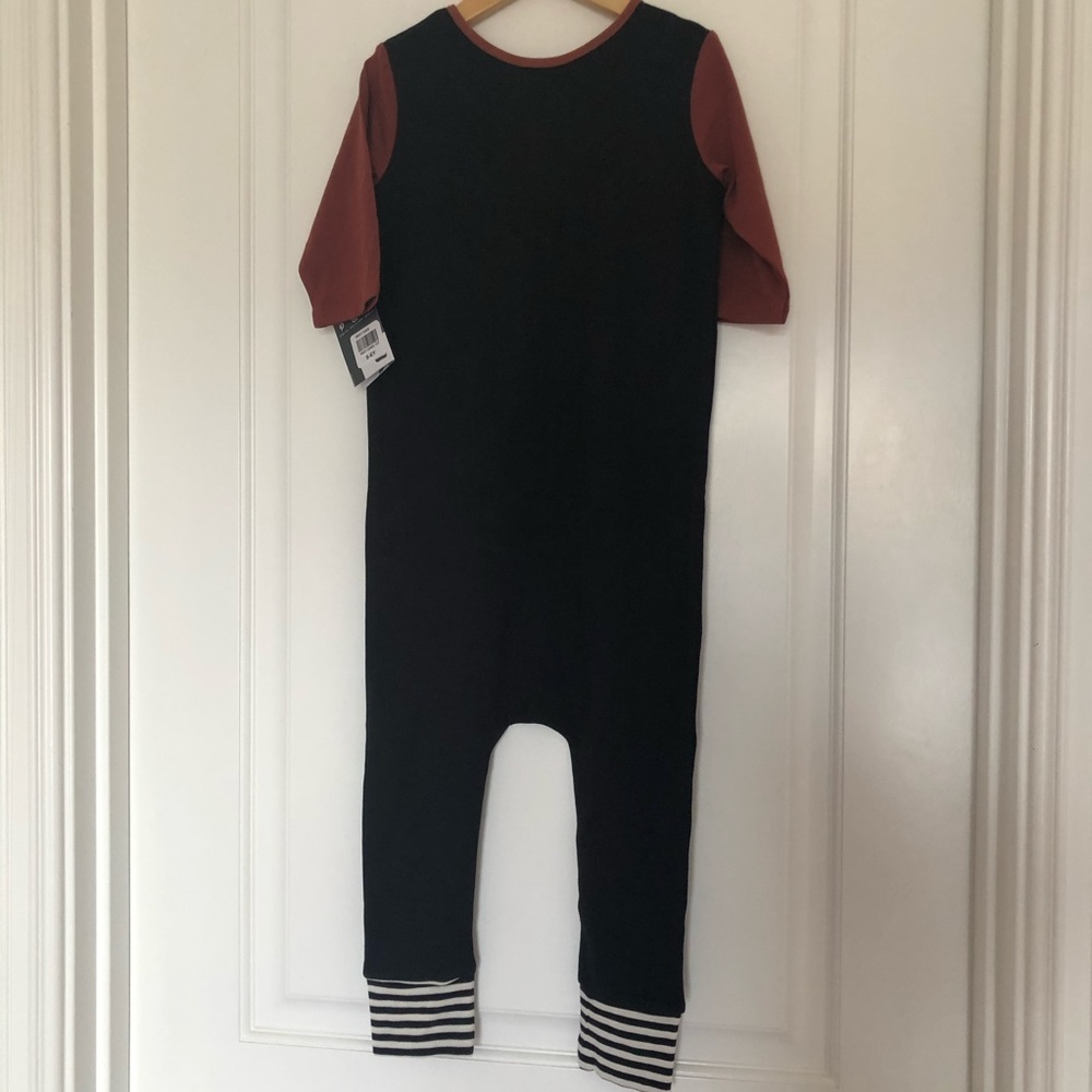 RAGS 3/4 Sleeve Henley Pocket Romper - Picture 5 of 5